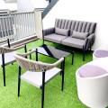 Outdoor Breeze - The Creek @ Bukit | Product Seen: [Jacinta Outdoor 2 Seater Sofa, Jacinta Coffee Table, Seychelles Outdoor Armchair, Synthetic Grass Carpet, Drainage Cell & Cabana Outdoor Lounger - Small]